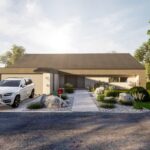 Projekt Stodoła S+ Premium Elewacja frontowa projekty domów parterowych