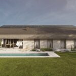 Projekt Stodoła S+ Premium elewacja ogrodowa NOWOCZESNA STODOŁA