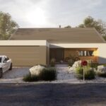 Stodoła S Perspektywa frontowa