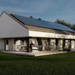 Stodoła S+ long Perspektywa ogrodowa