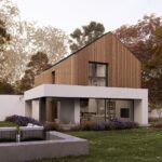 Projekt Stodoła Ergo perspektywa ogrodowa