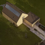 Nowoczesna Stodoła L Compact Aksonometria front