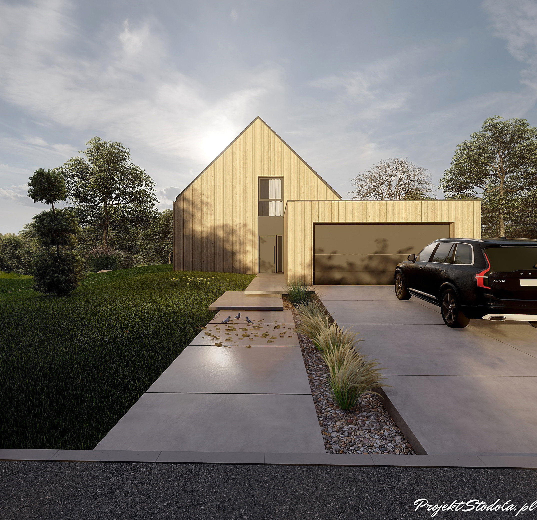 Nowoczesna Stodoła L Compact Front C