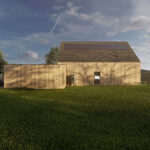 Nowoczesna Stodoła L Compact Perspektywa boczna B