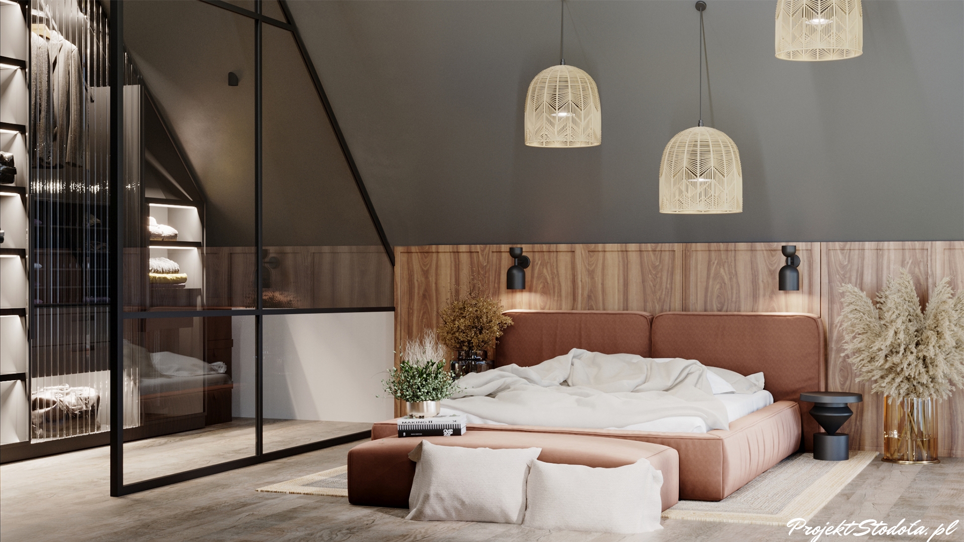 Projekt Stodoła L Compact Sypialnia 2