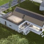 Stodoła M Parterowa aksonometria budynku