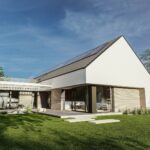 Stodoła M Parterowa perspektywa ogrodowa 1