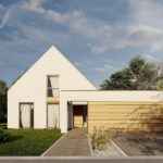 Projekt Stodoła M+ elewacja front