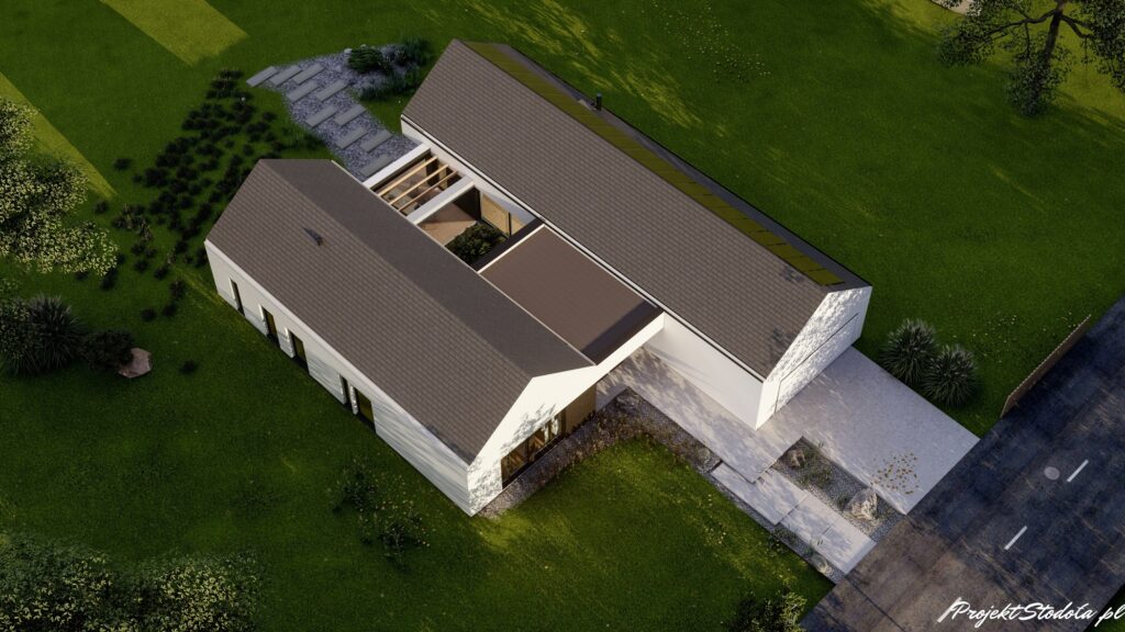 Projekty domów parterowych, przykładowe projekty. Inspiracje