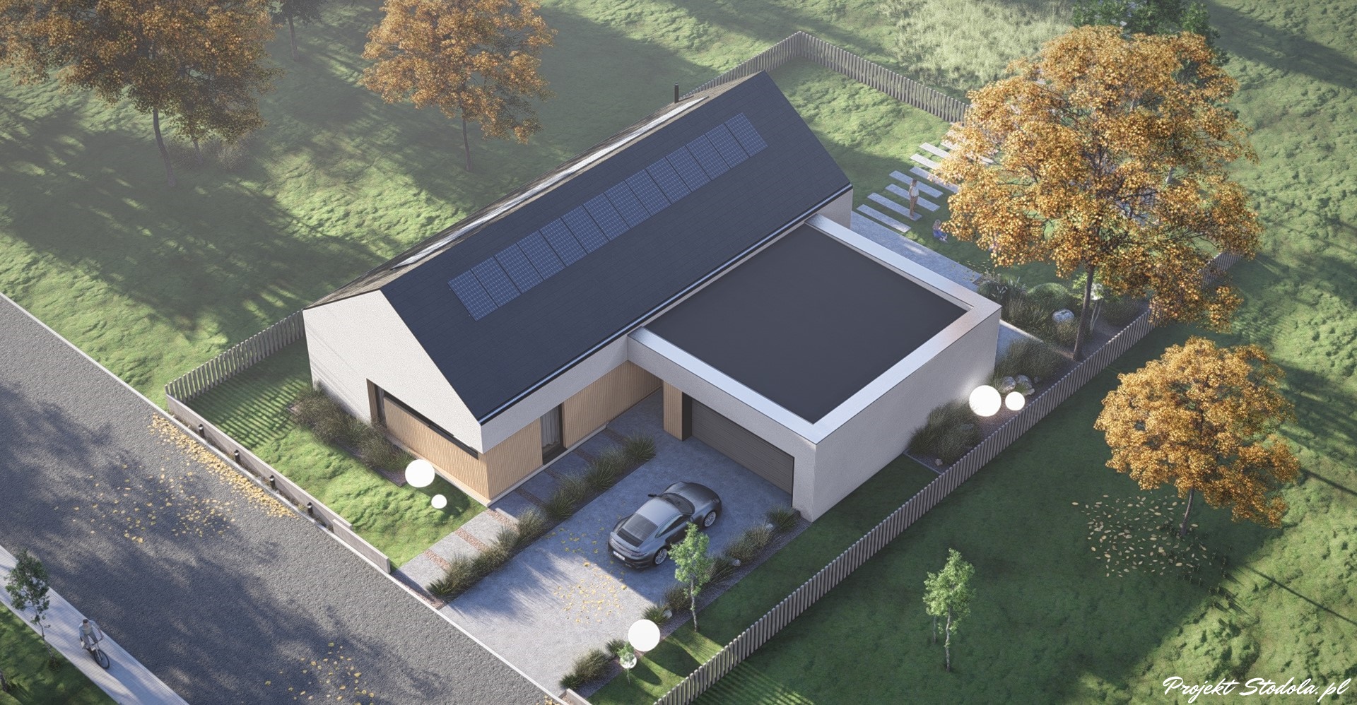 Projekt Stodoła Smart aksonometria