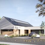 Projekt Stodoła Smart elewacja frontowa 2