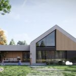 Projekt Stodoła Smart elewacja ogrodowa 2