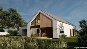 projekty domów parterowych