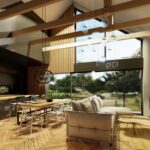 Projekt Stodoła Smart perspektywa wnętrze