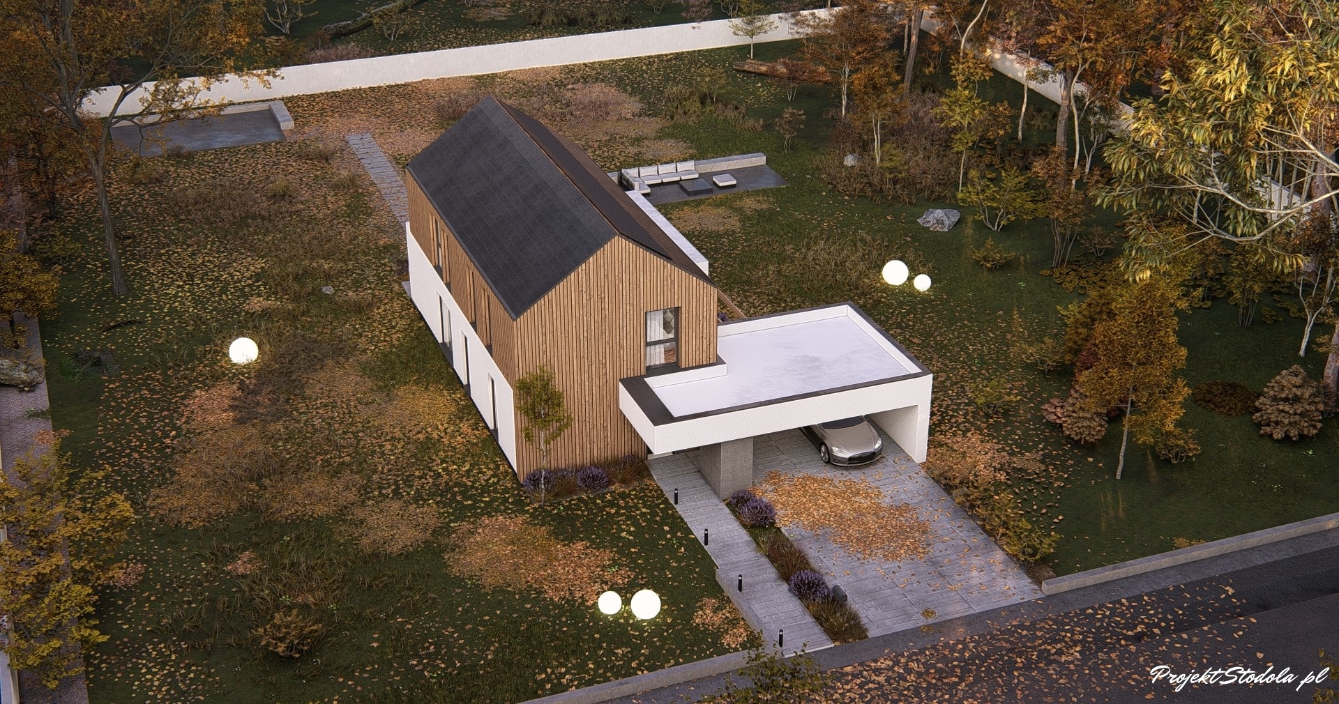 Projekt Stodoła Ergo Aksonometria