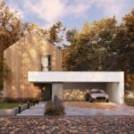 Projekt Stodoła Ergo elewacja frontowa