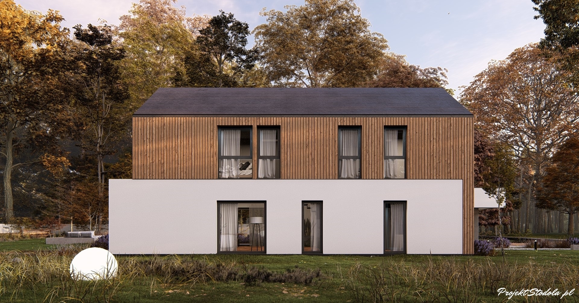 Projekt Stodoła Ergo perspektywa boczna 2