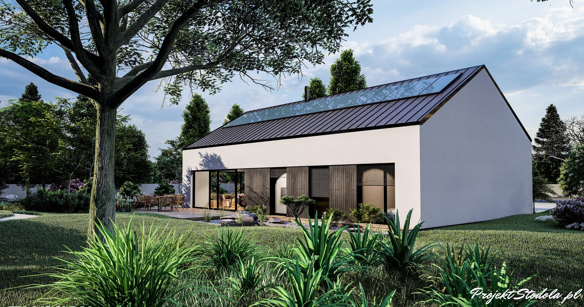 Projekt nowoczesna Stodoła Optimum (2) nowoczesna stodola