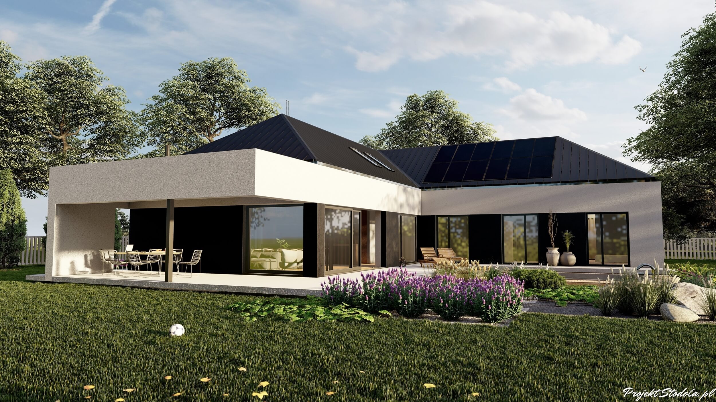 Projekt Stodoła T Nowoczesny dom parterowy