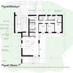 Projekt Stodoła T_RZUT PARTERU nowoczesny dom parterowy