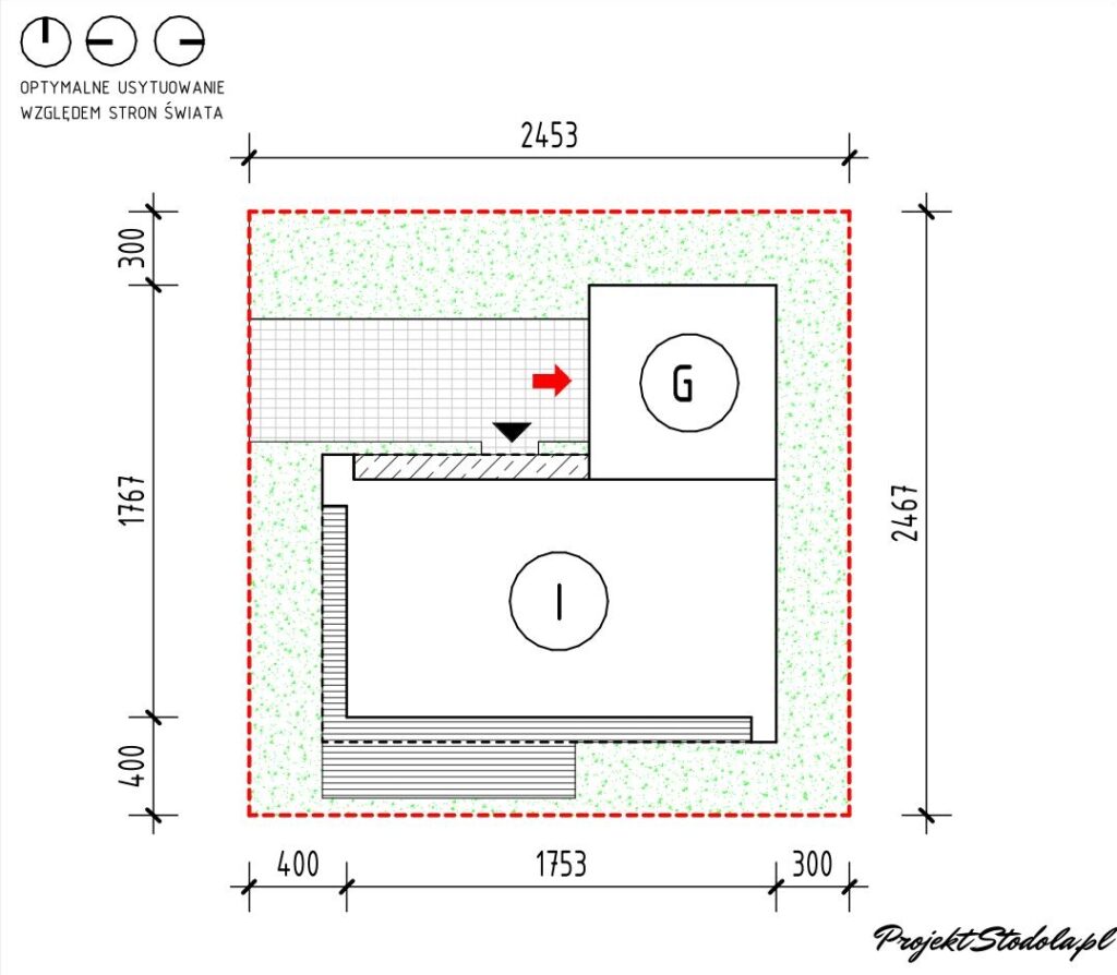 nowoczesny dom parterowy