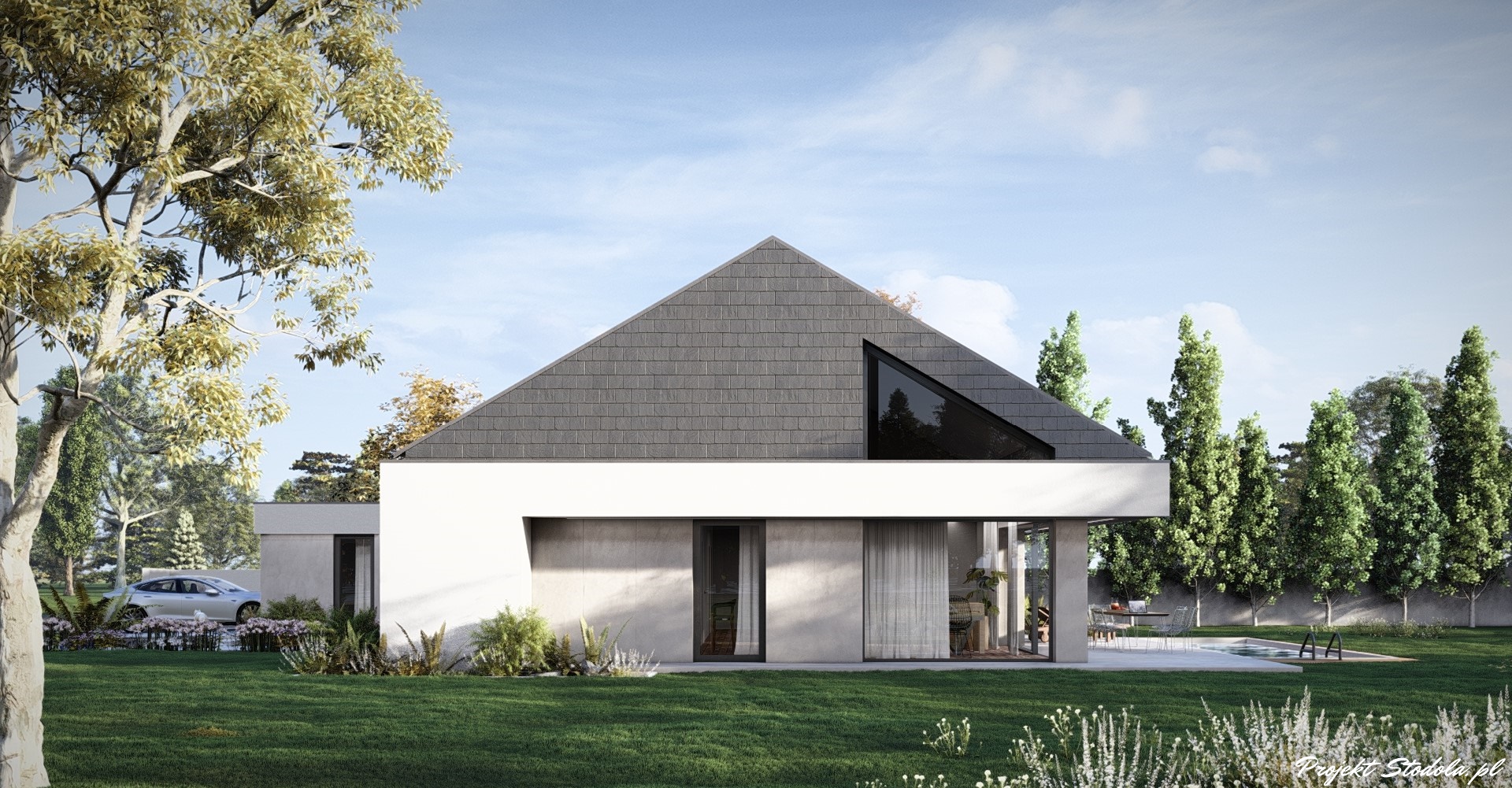 Projekt Stodoła S+ Ultra Perspektywa boczna
