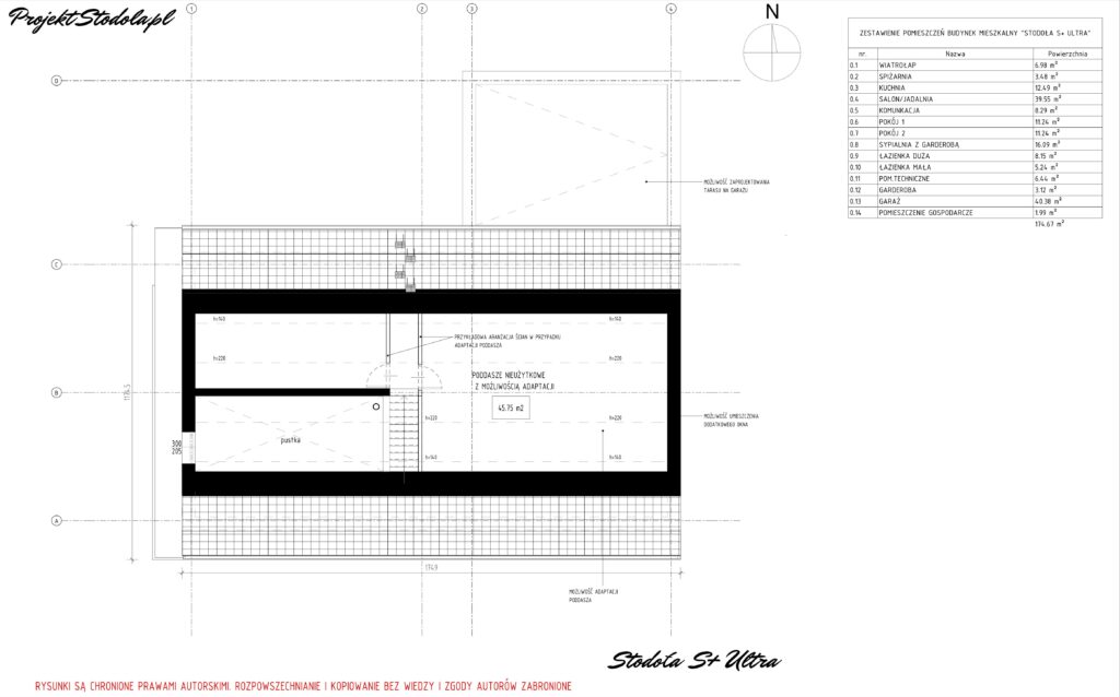 nowoczesny dom parterowy