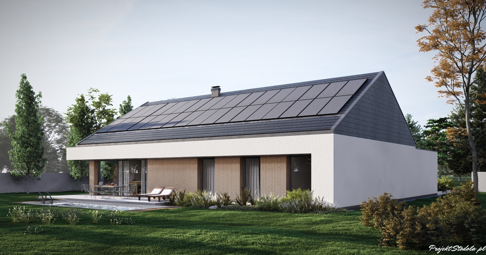 Stodoła S+ Ultra perspektywa ogrodowa 2