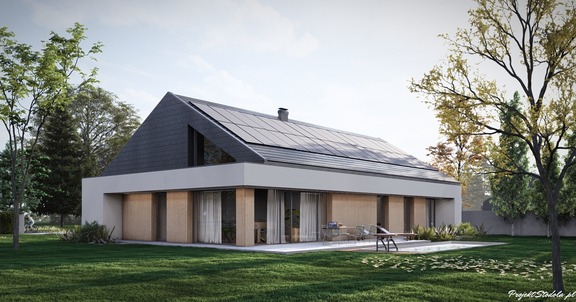 Stodoła S+ Ultra perspektywa ogrodowa