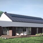 Projekt Stodoła Long perspekytywa ogrodowa (1) projekt na wąską działkę