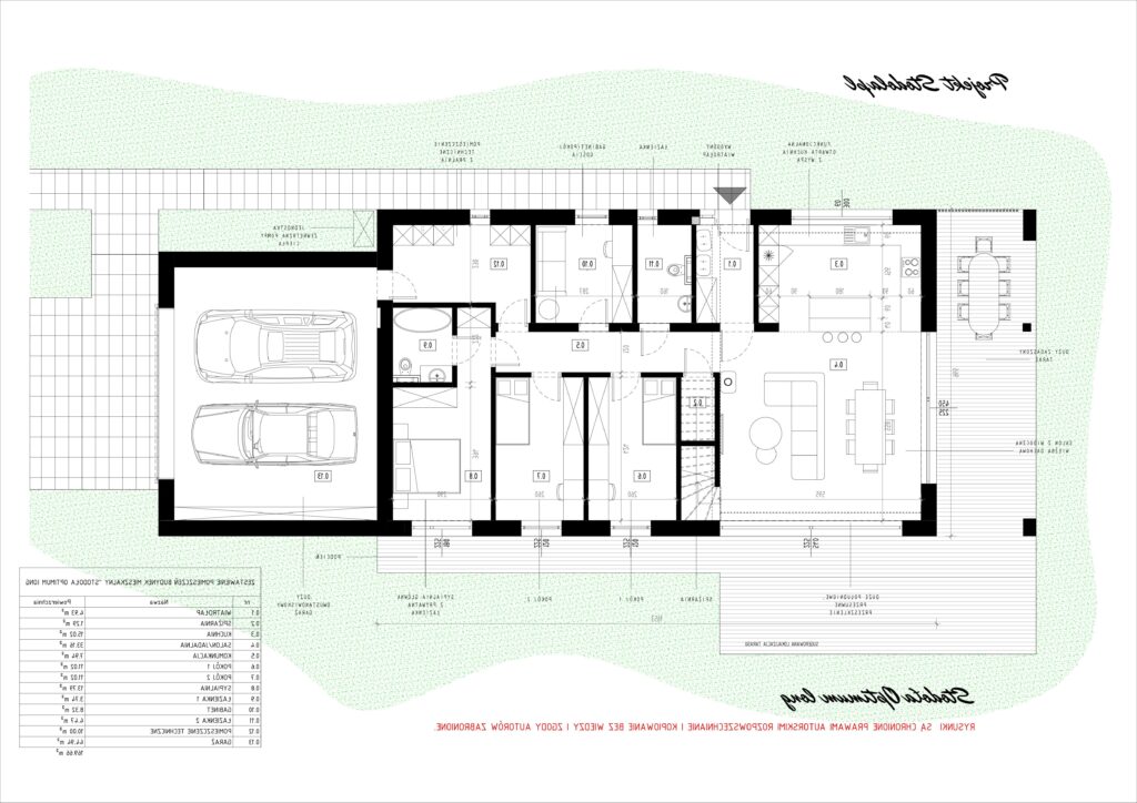 projekt na wąską działkę