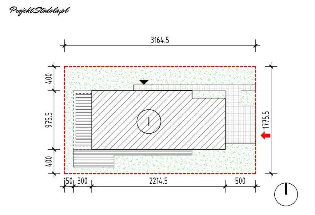 projekt na wąską działkę