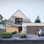 Projekt Stodoła L Compact + Elewacja frontowa