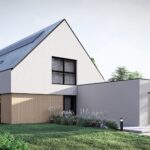 Projekt Stodoła L Compact + Elewacja frontowa z najazdu