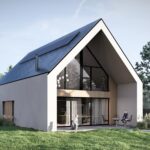 Projekt Stodoła L Compact + Elewacja ogrodowa skos