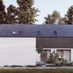 Projekt Stodoła Comfort perspektywa boczna