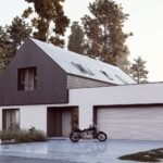 Projekt Stodoła Comfort perspektywa frontowa