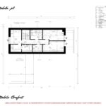 Projekt Stodoła Comfort wersja podstawowa rzut poddasza_