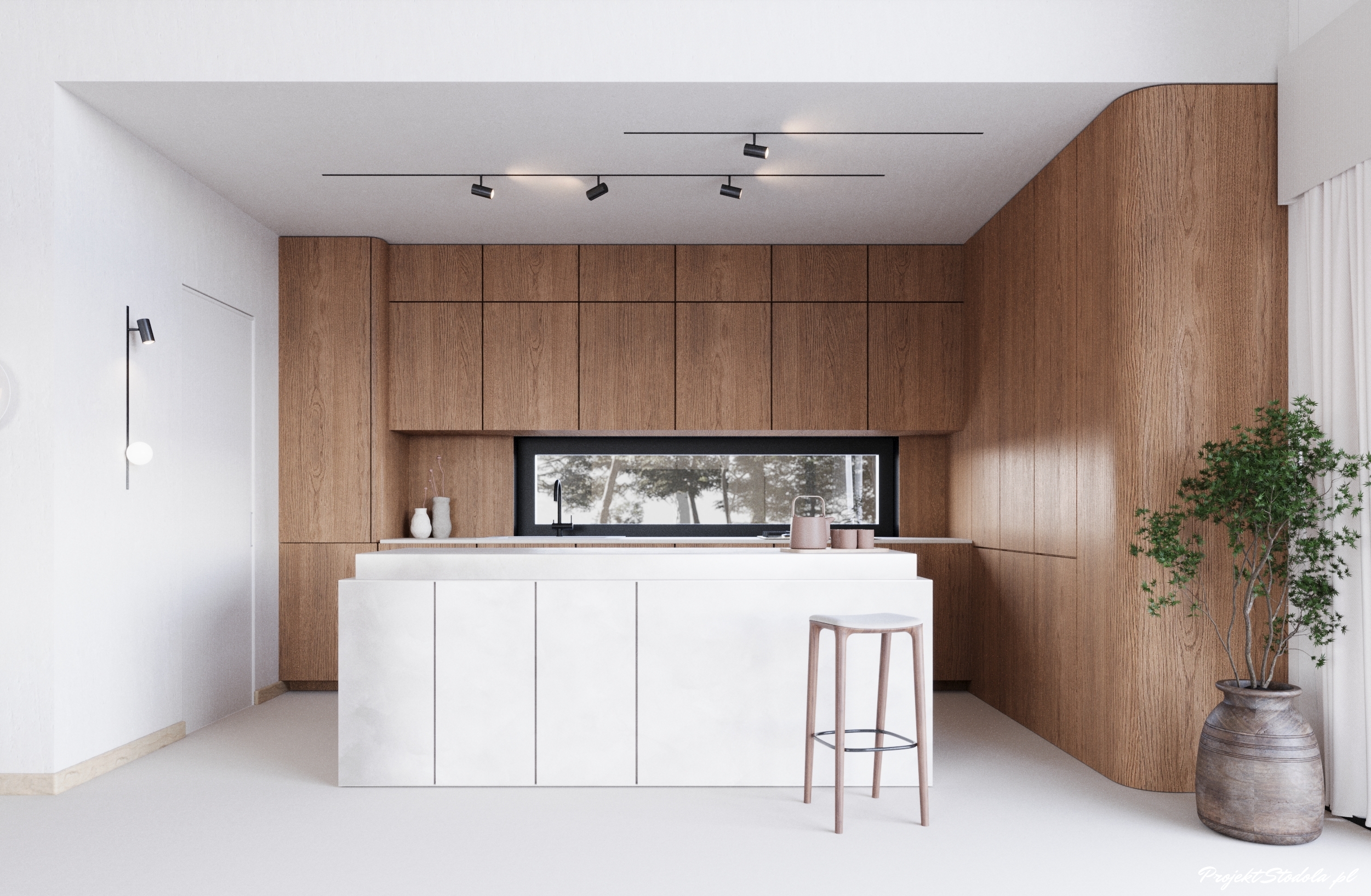 Projekt Stodoła Smart + Solo kuchnia