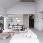 Projekt Stodoła Smart + Solo salon tył