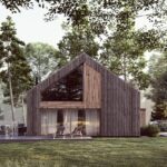 Smart + Solo fasada- projekt domu bez garażu