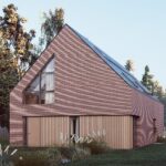 Projekt Stodoła Simple Elewacja Frontowa 2B