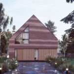 Projekt Stodoła Simple Elewacja Frontowa B