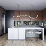 Projekt Stodoła Solo Bis kuchnia z wyspą