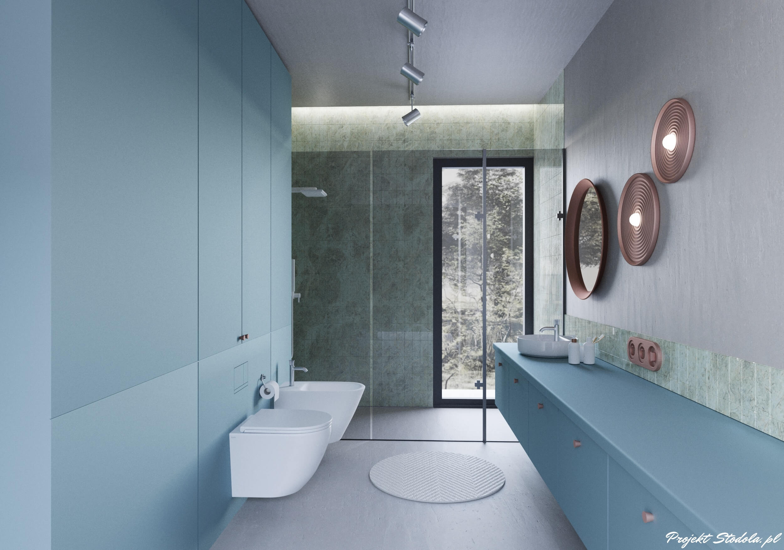 Projekt Stodoła Solo Bis łazienka