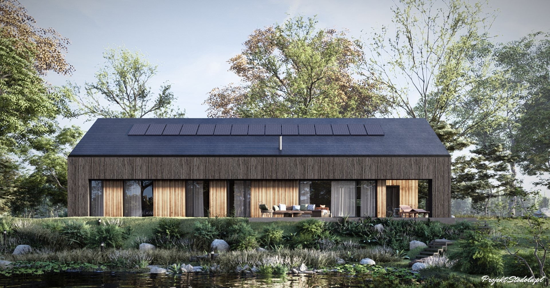 Stodoła Solo Bis - elewacja boczna