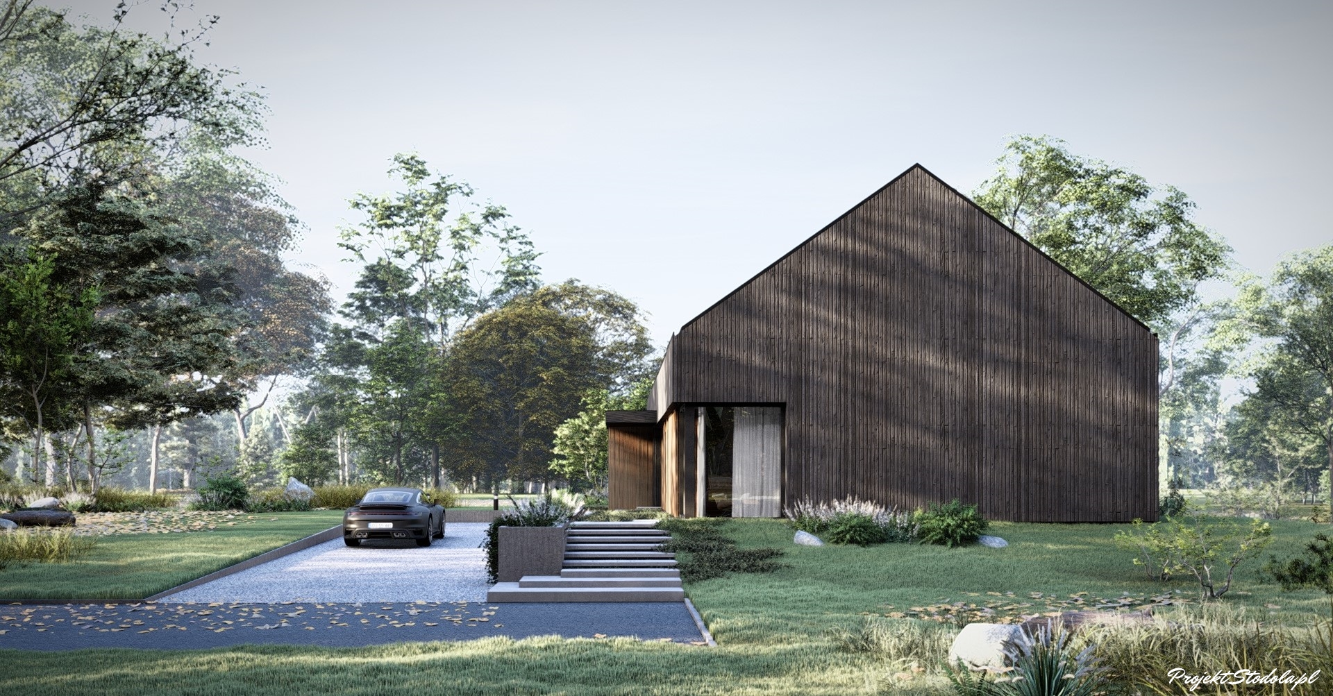 Stodoła Solo Bis - elewacja frontowa