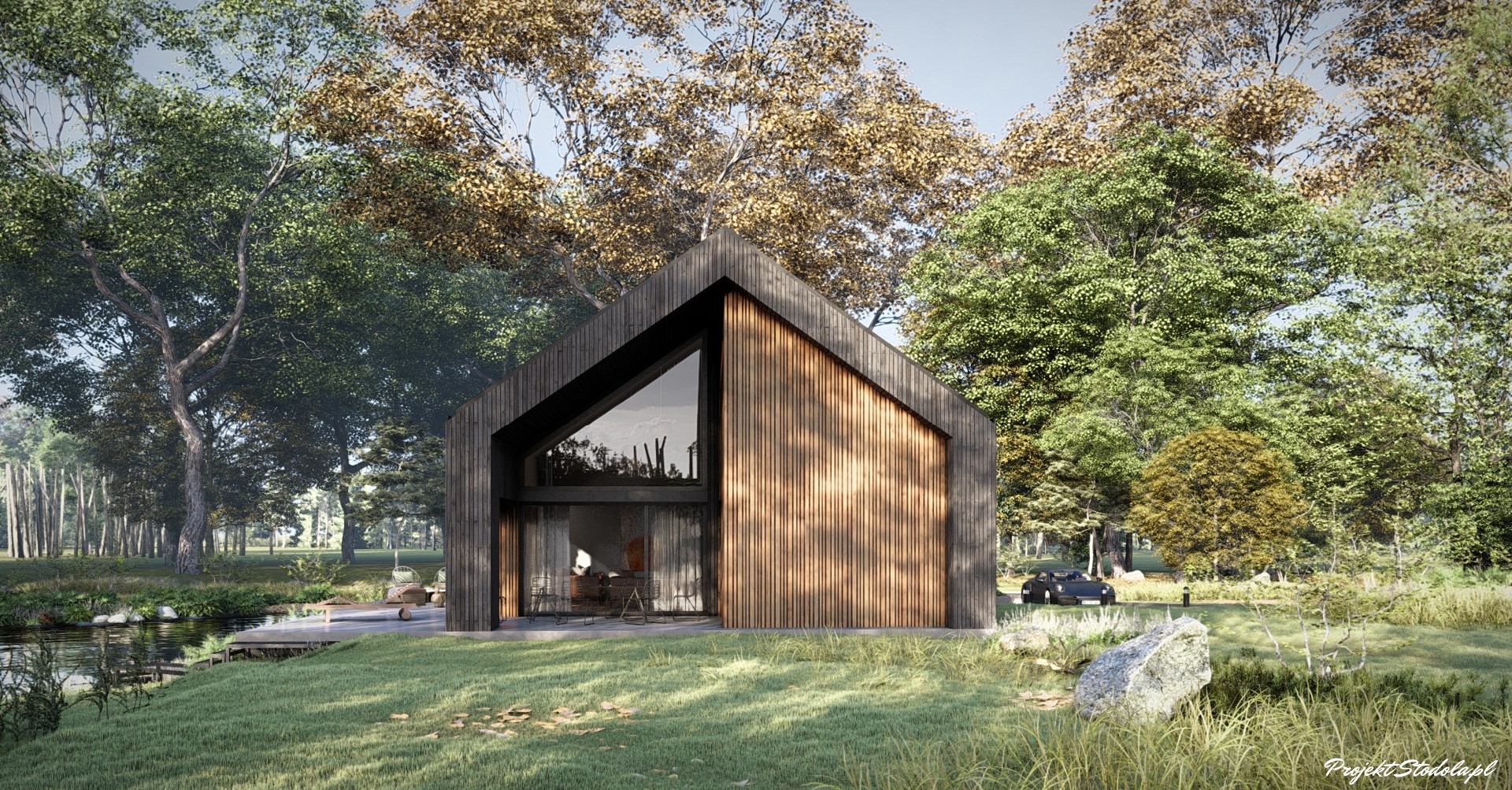 Stodoła Solo Bis - elewacja tylna