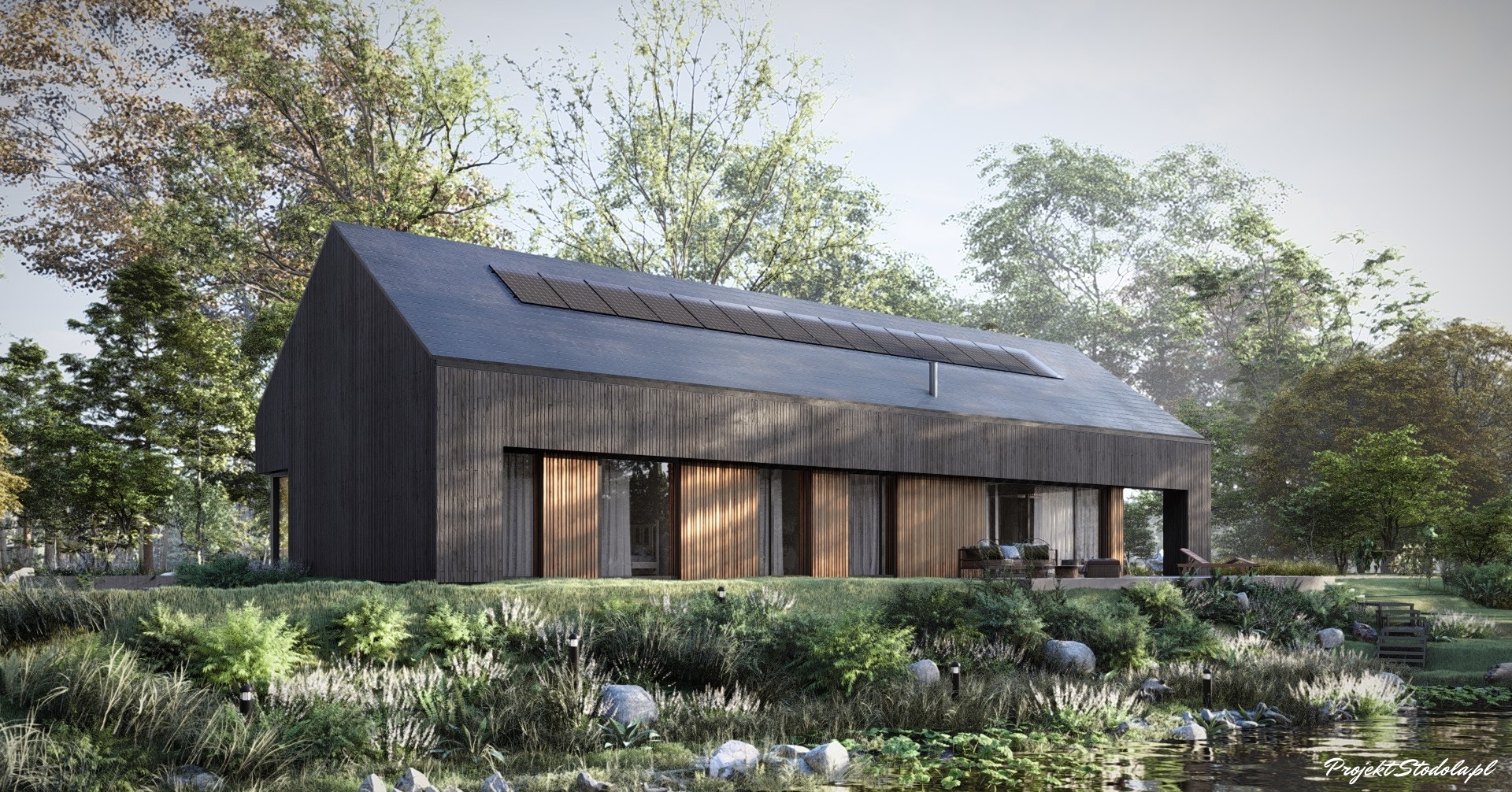 Stodoła Solo Bis - widok bok-front