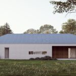 Projekt Stodoła z Patio Elewacja boczna